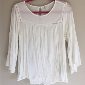 White, Old Navy Blouse (Small)